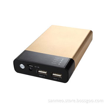 High Actual Volume Dual USB Portable Power Bank, 11,000mAh, High Transfer Efficiency